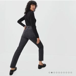 Everlane The Cheeky Jean size 25 (white paint splatter)